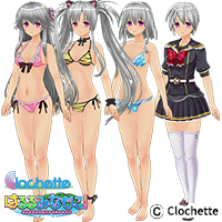 Clochette・はるみな・水着＋制服セット