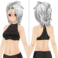 ワイルドオールバックヘアーセット