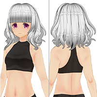 ガーリッシュウェーブヘアセット