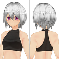サイドロングボブヘアセット