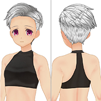サイドバックヘアセット