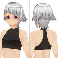 斜めぱっつんヘアセット