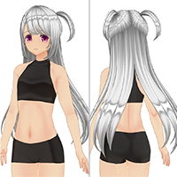 ミニツーサイドアップヘアセット
