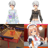 電気外祭り2021夏アイテムセット 夏祭りSP Ver.お姉ちゃん、おしとやか、メイド秘書