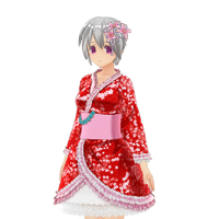 ゴスロリ晴れ着セット