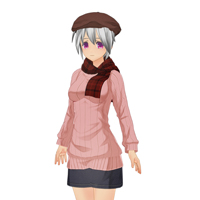 縦セーター私服セット