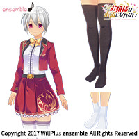 お嬢ない・制服+ヒロイン靴下セット